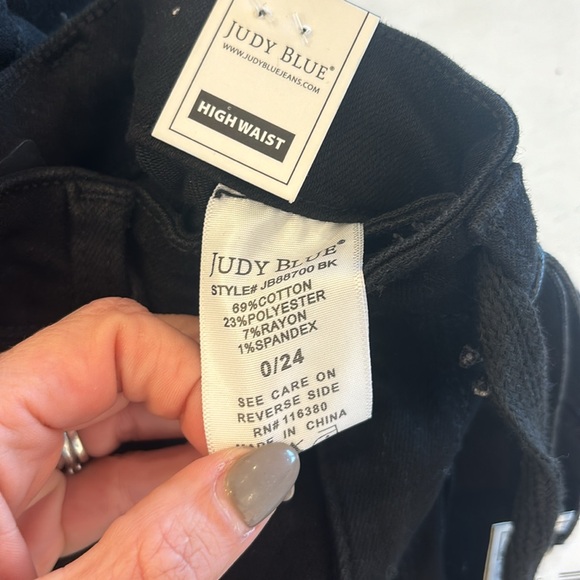 Jet Black Judy Blue Jogger Jeans NWT - Picture 6 of 7